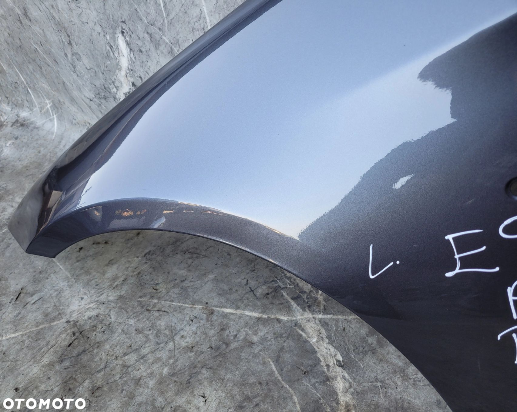 BŁOTNIK LEWY PRZÓD PRZEDNI BMW E90 E91 A22 SPARKLING GRAPHITE B423 ORG LAKIER - 5