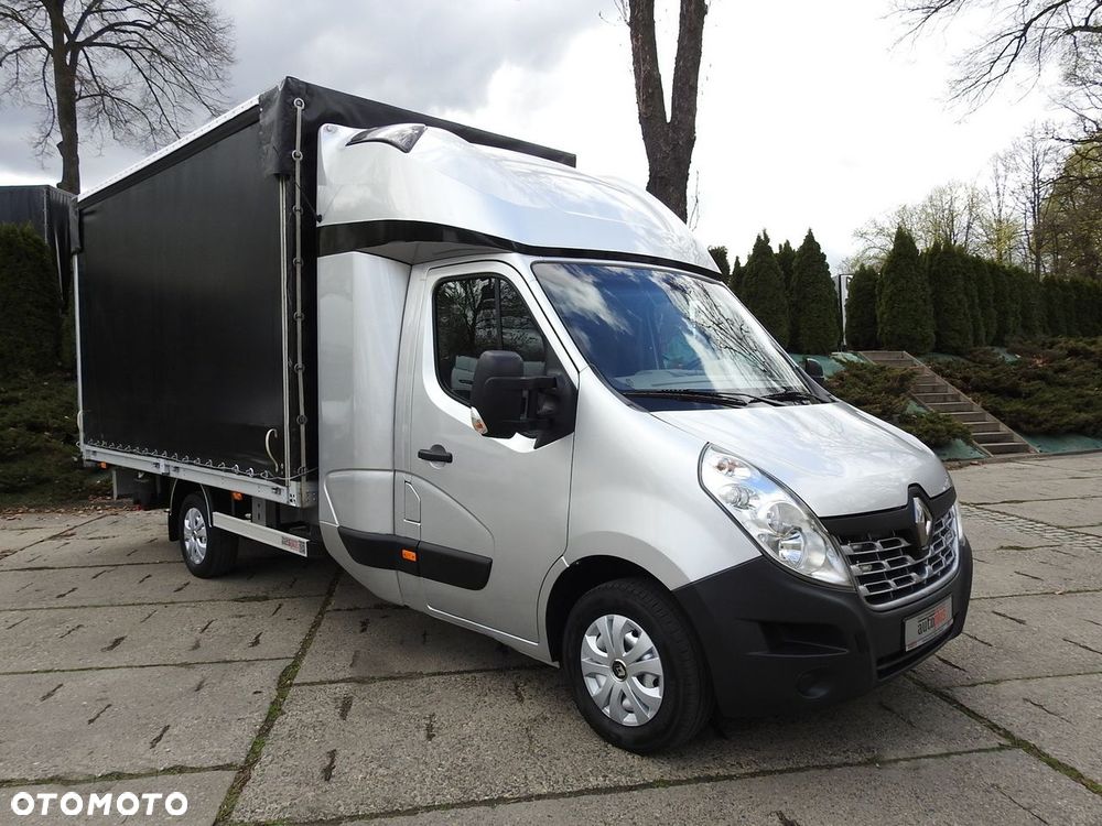 Renault MASTER PLANDEKA 8 PALET WEBASTO TEMPOMAT NAWIGACJA KLIMATYZACJA PNEUMATYKA  170KM - 20