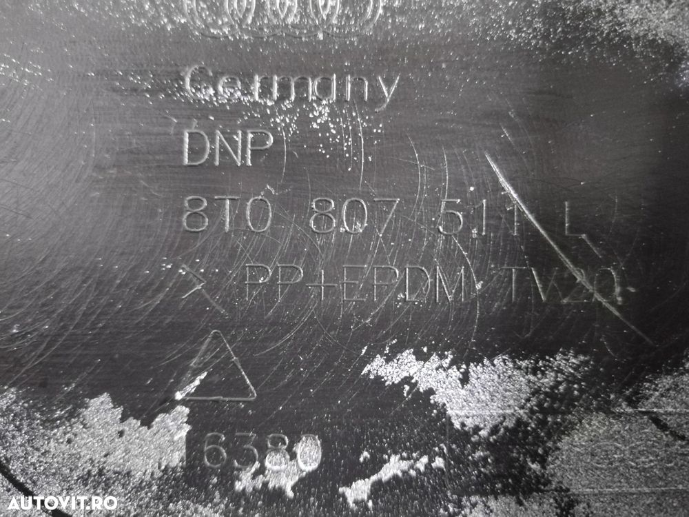 Bara spate Audi A5 facelift S-Line, Coupe, Cabrio, 2012, 2013, 2014, 2015, cod origine OE 8T0807511L. 10287 - 13