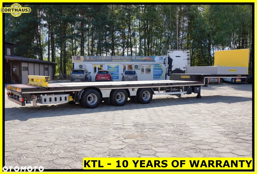 Orthaus Naczepa JUMBO dł. 13.60 m, kontenery 20, 30, 40  Ft ład. 39 T !!! - 15