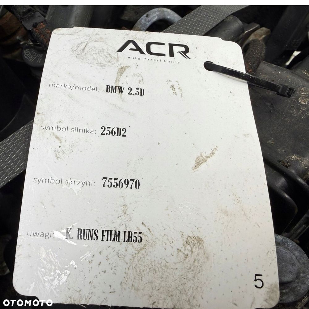 SILNIK M57D25 256D2 BMW E60 E61 2.5 D 177KM M57 169 652km FILM Z PRACY - 14