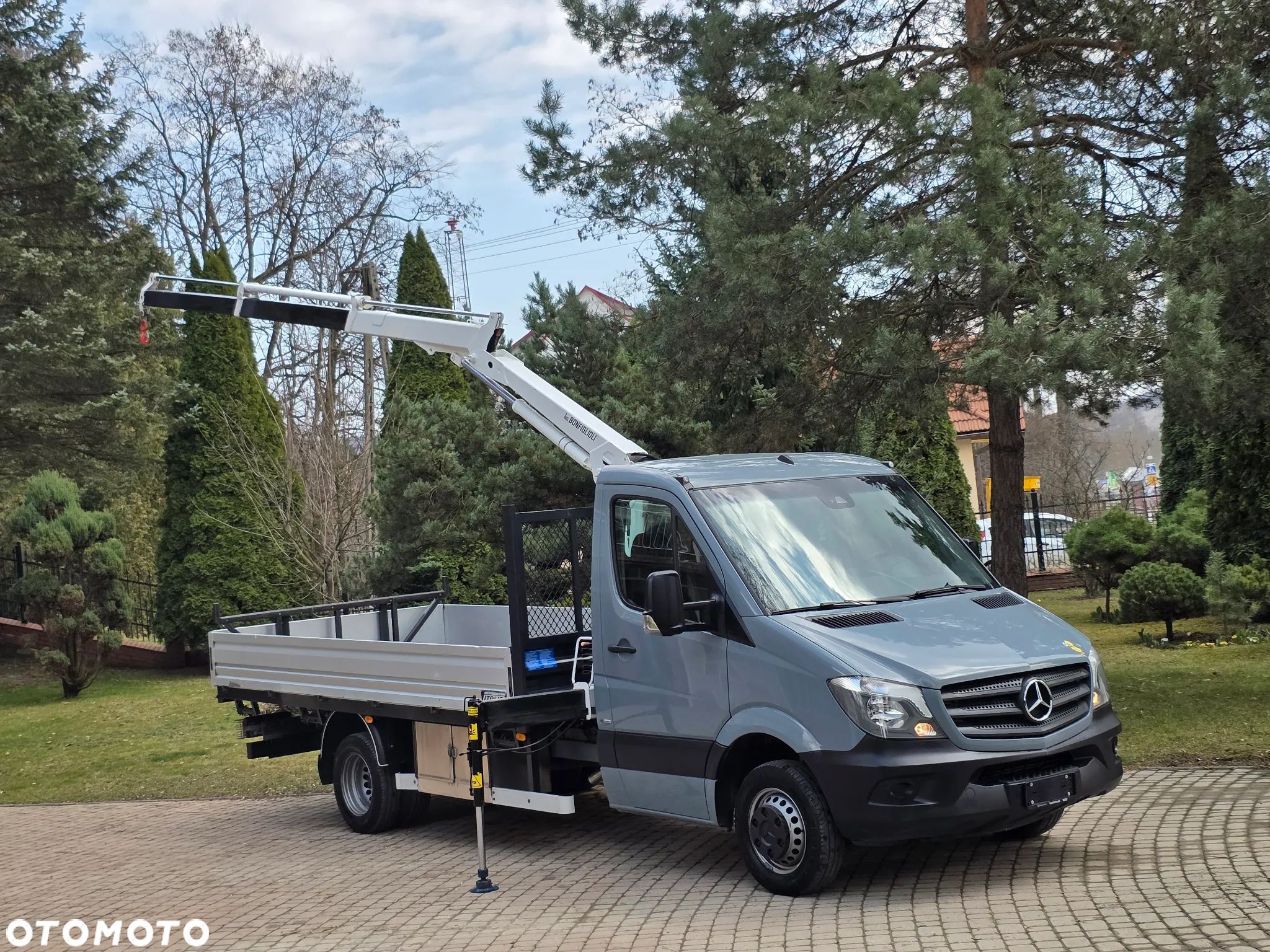 Mercedes-Benz Sprinter 519 CDI Skrzynia 4.30 M + HDS 1.8 Tony ! Klima ! 3.0 CDI  * 190 Km ! - 1