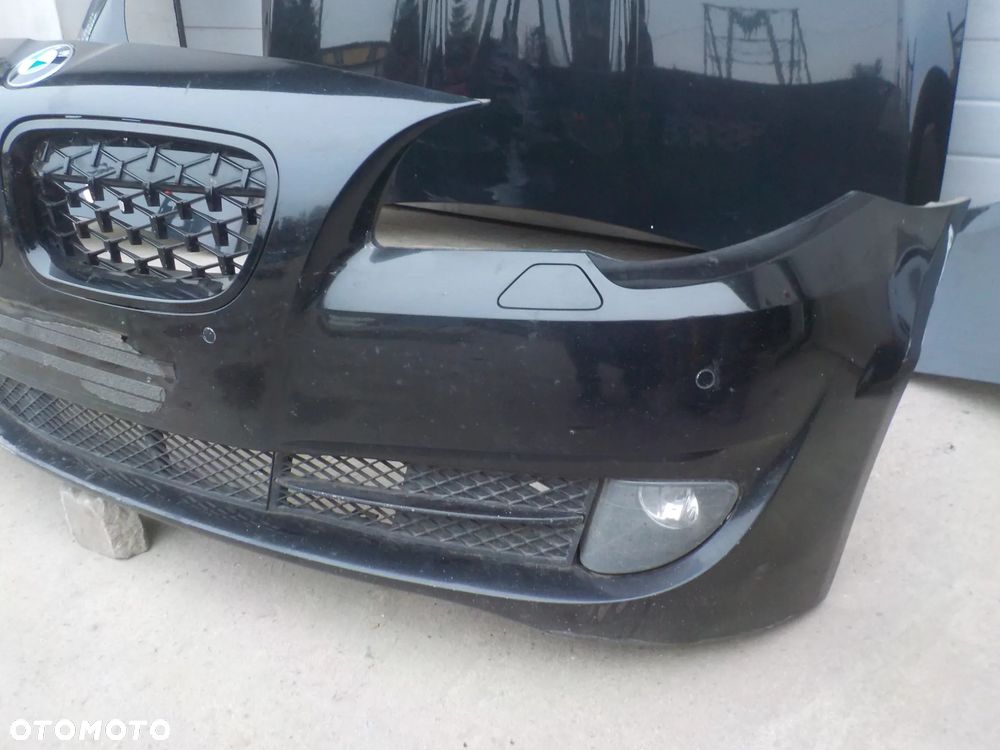 BMW SERIA 5 F10 KOMPLETNY PRZÓD MASKA ZDERZAK BŁOTNIK LAMPY PAS PRZEDNI KOLOR BLACK SAPPHIRE METALLIC - 16
