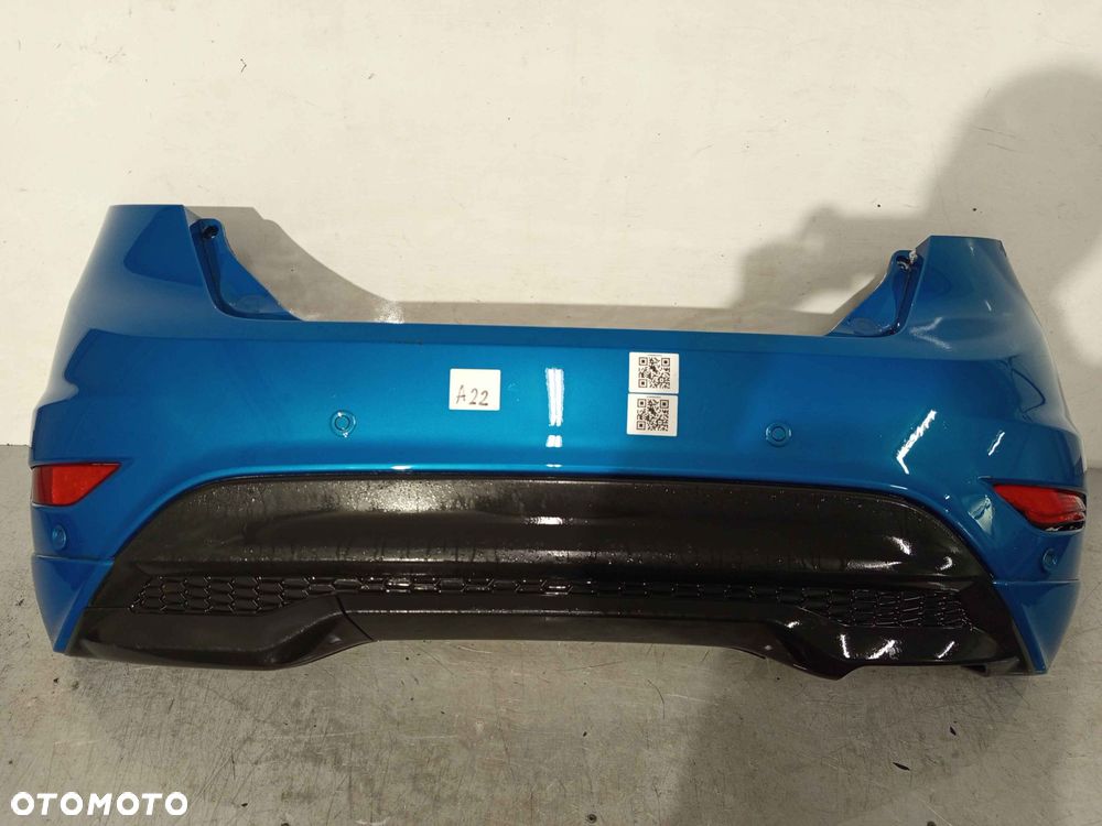 + ZDERZAK TYŁ TYLNY DO FORD FIESTA MK7 7 VII LIFT FL ST SPORT 99 BŁĘKITNY NIEBIESKI PDC CZUJNIKI - 1