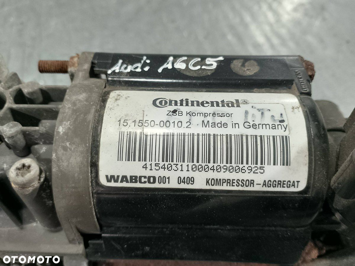 KOMPRESOR ZAWIESZENIA  AUDI A6 C5 15.1550-0010.02  2.5 TDI - 3