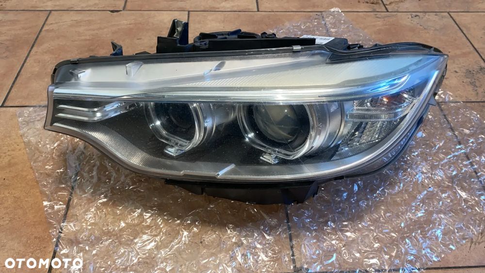 BMW 4 F32 F33 F36 LAMPA XENON SKRĘTNY LEWY USA 7410795 KOMPLETNA - 1
