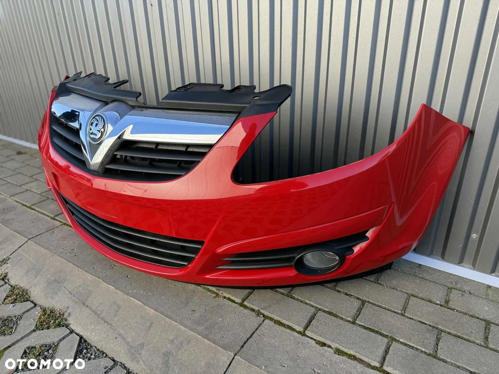 Opel Corsa D Zderzak przedni przód Z547 kompletny halogeny grill - 3