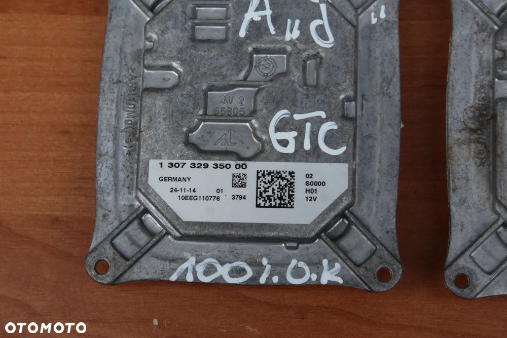 PRZETWORNICA MODUŁ LED REFLEKTORA OPEL ASTRA J GTC CASCADA INSIGNIA 100% SPRAWNE EUROPA 130732935000 - 3
