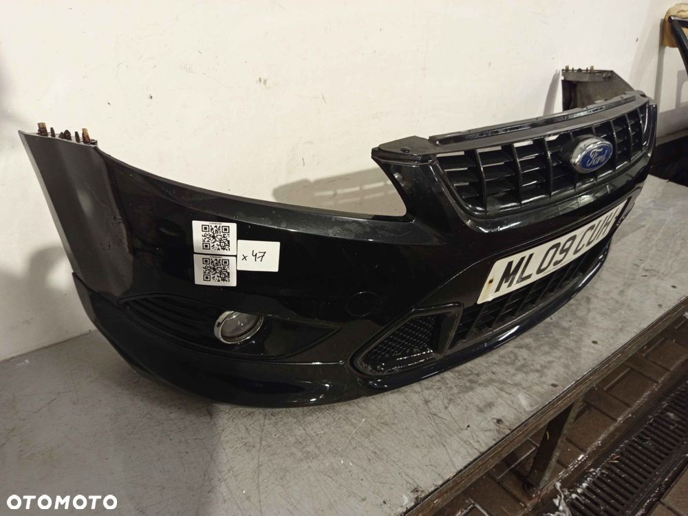 + ZDERZAK PRZÓD PRZEDNI DO FORD FOCUS MK2 II ST LIFT FL F3 CZARNY HALOGENY DOKŁADKA ! - 3