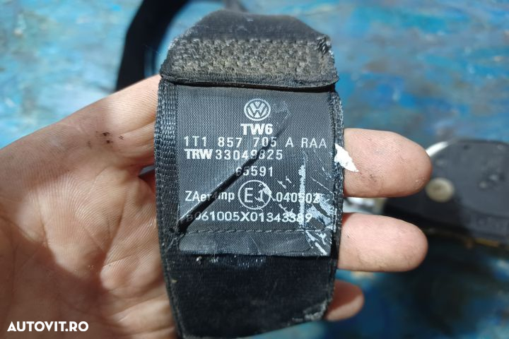 Centura siguranta fata stanga 1T1857705ARAA Volkswagen VW Touran 1 [f - 4