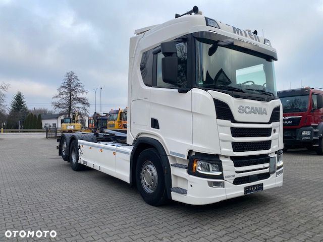 Scania R450 6x2 Hakowiec Meiller RS21, skrętna i podnoszona oś, 2018 r - 4