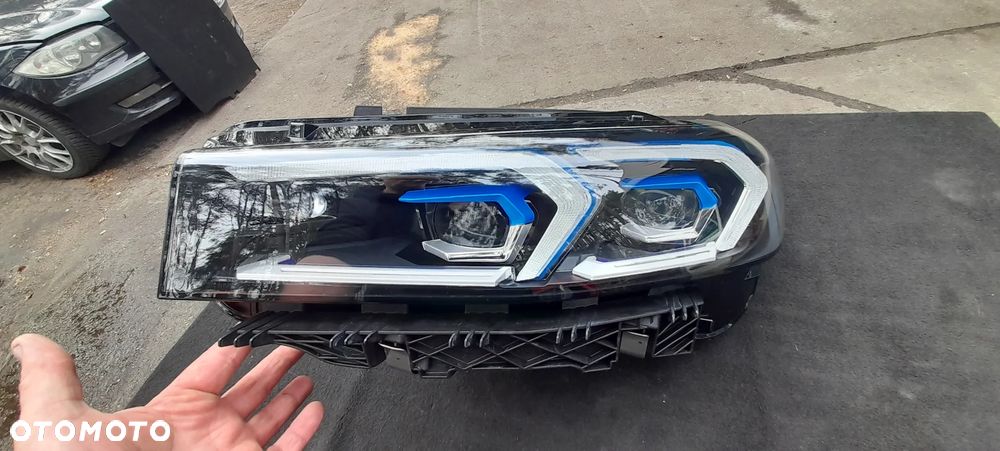 LAMPA LEWA PRZÓD PRZEDNIA BMW 3 G20 G21 LIFT FULL LED LASER 9450801-04 Jak nowa - 12