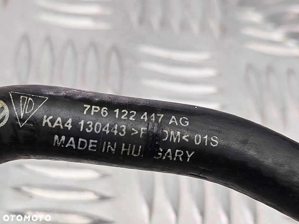 VW TOUAREG 7P 10-18R PRZEWOD WAZ RURKA CHLODNICY WODY CHLODZENIA 7P6122447AG 7P6122447AD KOMPLET - 5