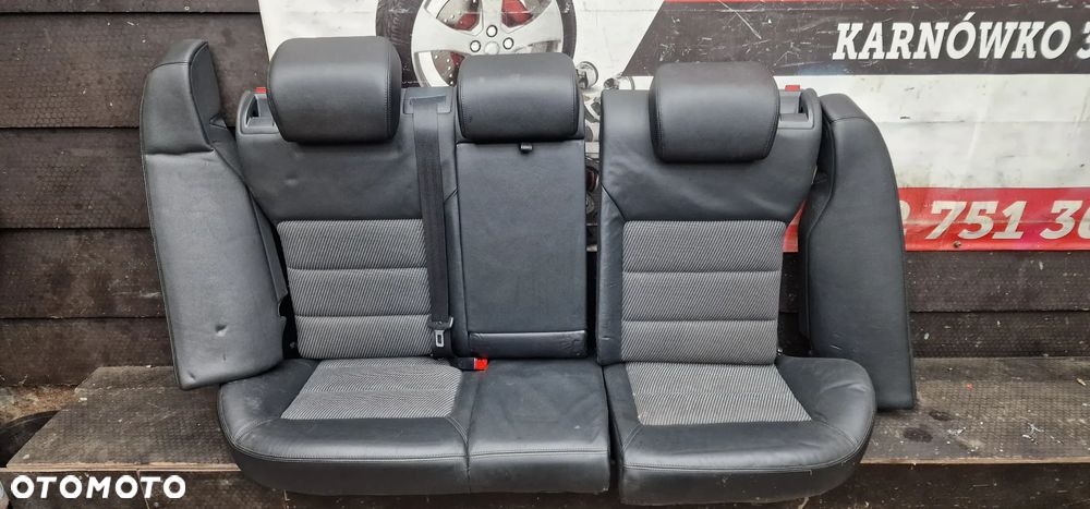 KANAPA TYŁ Skóra SKODA OCTAVIA II Lift Kombi - 1