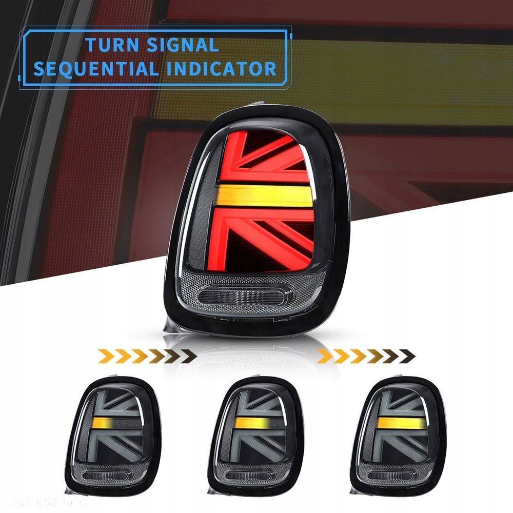 Lampy tylne kpl Vland Full Led Tuning Smoke Mini Cooper f55 f56 f57 2014-17 - 4