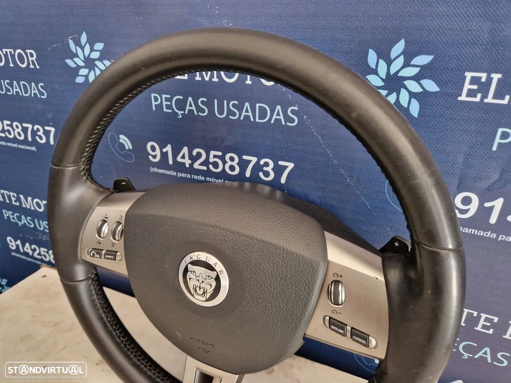 Volante usado pele com airbag JAGUAR XF X250 - 4