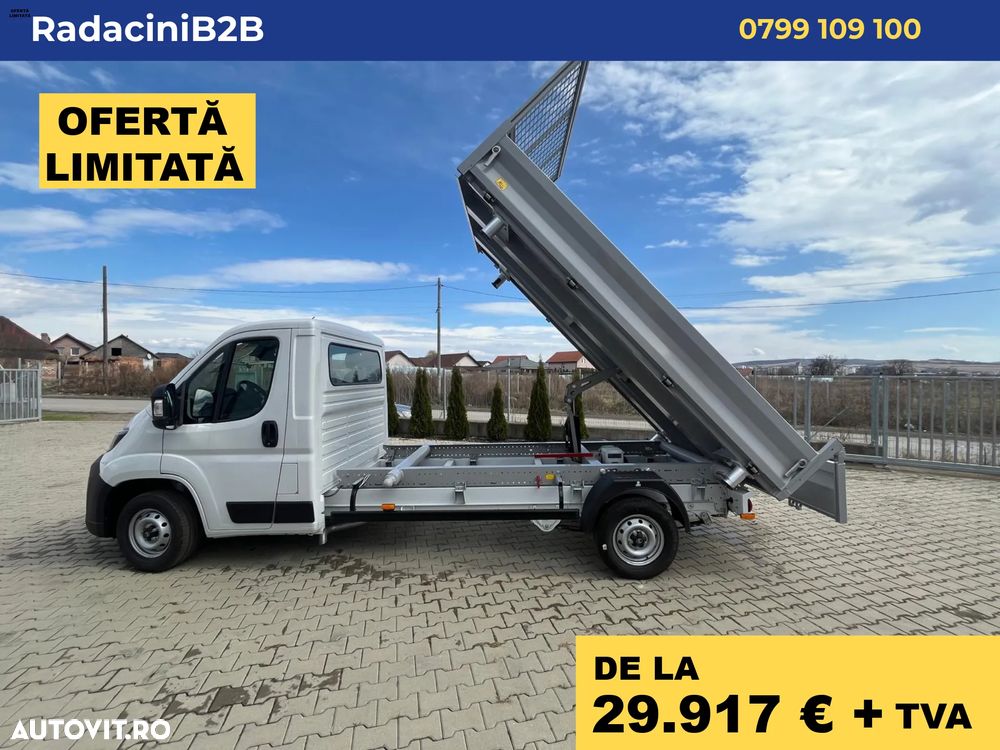 Citroën Jumper cu bena basculabila trilateral JPM omologata BA10 basculanta - 13