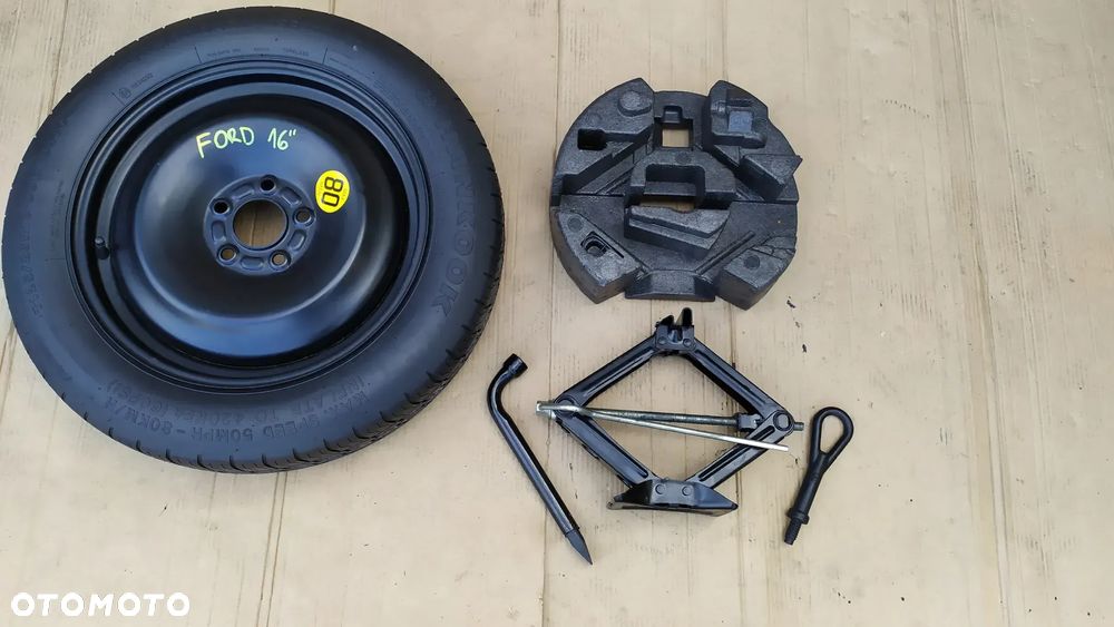 Koło dojazdowe R16  Ford Focus , Puma , Mondeo , C-max + zestaw szybka wysyłka - 5