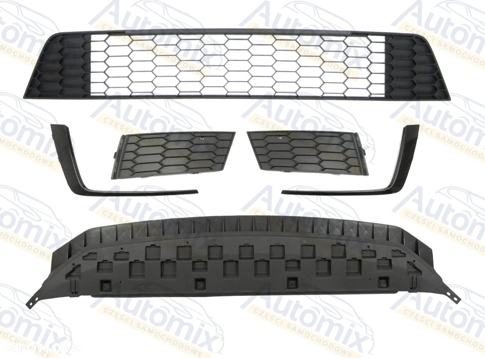 Kratka / Kratki w zderzak / Ramki / Spojler Skoda Octavia 3 17 - RS PDC - 2