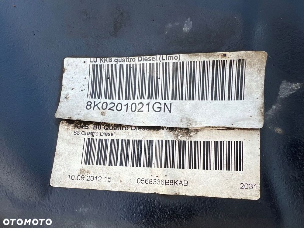 A4 B8 LIFT AVANT ALLROAD QUATTRO ZBIORNIK PALIWA BAK DIESEL 8K0201021GN - 7