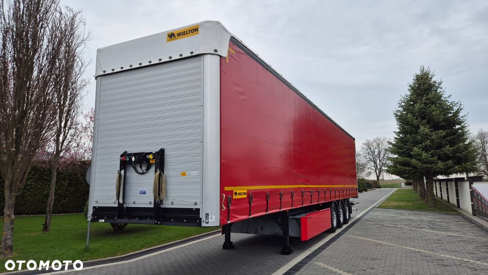 Wielton NACZEPA///FIRANKA///WIELTON///2023///WYSOKOŚĆ 2.82///DACH PODNOSZONY///CERTYFIKAT XL///OŚ PODNOSZONA///KOSZ PALETOWY///STAN BARDZO DOBRY - 3
