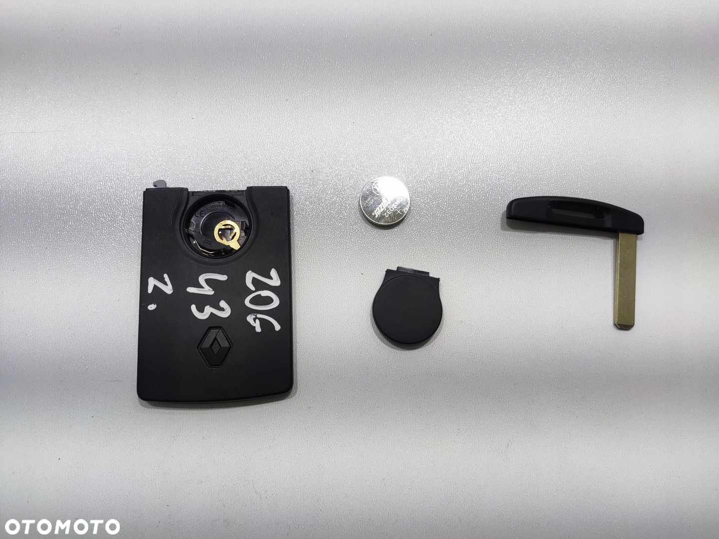KARTA KLUCZYK RENAULT ZOE I S180009001 S180009001020 2013-2019 - 4
