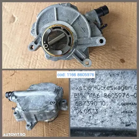 -2- Anexe motor 750i 2014 F01 turbo pompa auxiliara apa rampa injectoare bobina inductie - 6