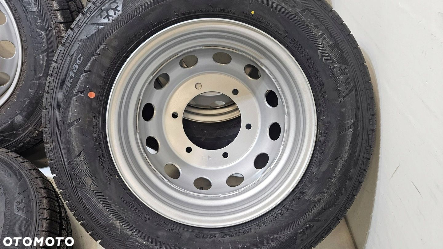 KOŁA STALOWE OPONY 16 5,5J ET 121,5 6x205 205/75/16 ZIMA NOWE 2N0601027C - 8