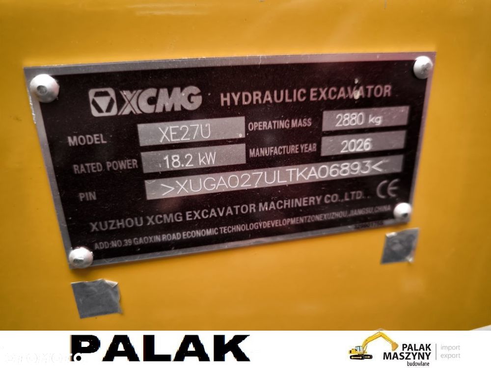 XCMG XE 27 U, Nie JCB 8030 - 23