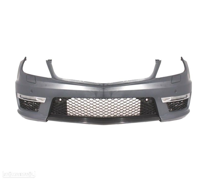 PÁRA-CHOQUES FRONTAL MERCEDES CLASE C W204 11-14 LOOK AMG C63 PDC - 3
