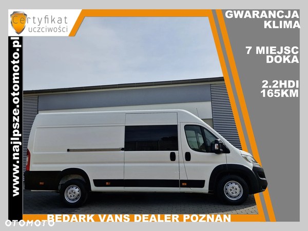 Peugeot Boxer, L4H2, Brygadówka, 7 miejsc DOKA, klima