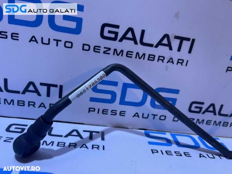 Teava Conducta Ulei Turbo Turbina Turbosuflanta Peugeot 307 1.6 HDI 2006 - 2012 Cod 9651785380 - 2