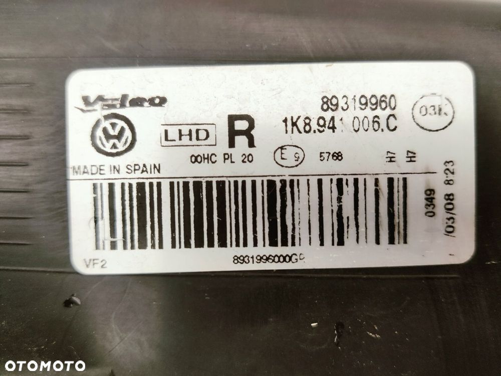 Lampa prawa Vw Scirocco - 4