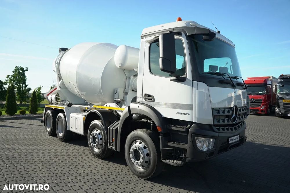 Mercedes-Benz AROCS 3240 / 9M3 BETONIERĂ / 8x4 / BETONIERĂ / AUTOMATĂ / CAMERĂ / - 8