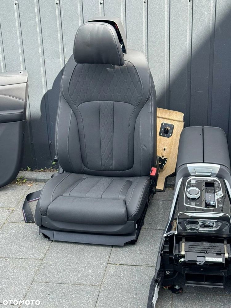 FOTELE TAPICERKA BMW X5 G05 INDIVIDUAL SKÓRA PEŁNA CZARNA MASAŻ GRZANE KOMFORT - 3