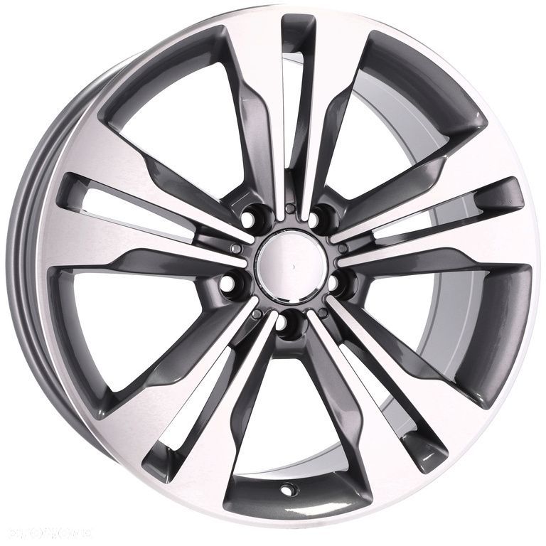 4x Felgi 17 m.in. do MERCEDES A W177 W168 B CLA W117 C W204 W205 E W211 W212 W213 - BK754 (QC1106, F - 10
