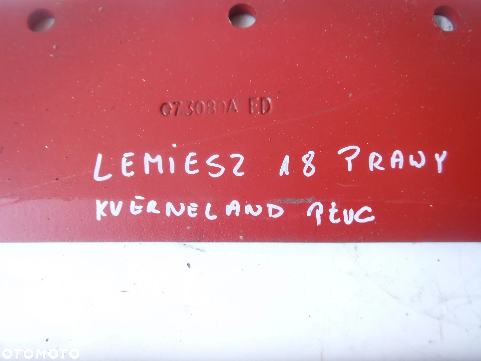 nowy lemiesz pługa prawy 18 kverneland - 3
