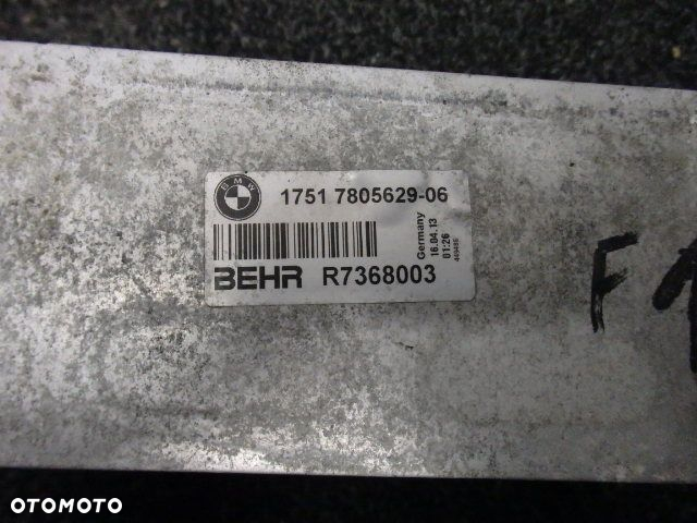 BMW F01 F11 CHŁODNICA POWIETRZA DOŁADOWUJACEGO INTERCOOLER 7805629 RAF AUTO-CZĘŚCI BMW - 3