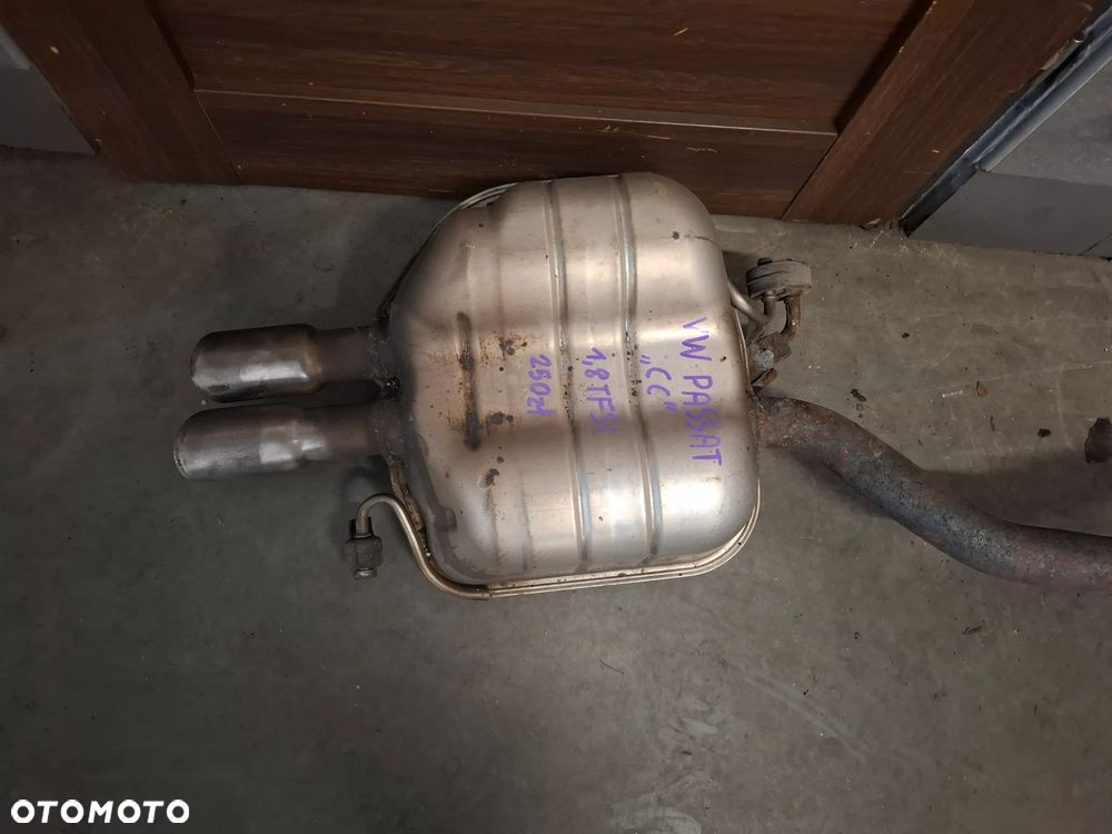 Tłumik wydech Volkswagen Passat CC 1,8tfsi 2009rok - 2