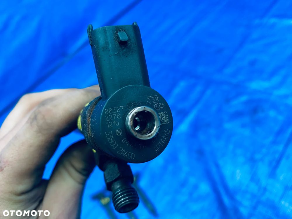 WTRYSK WTRYSKIWACZ WTRYSKIWACZE PALIWA KIA HYUNDAI 1.6CRDI ; 0445110256 ; 338002A400 ORYGINAŁ - 5