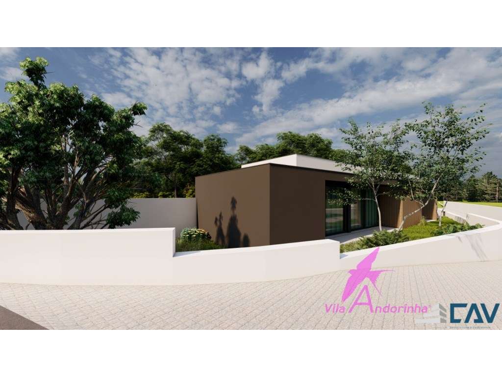 Terreno com projeto aprovado para moradia térrea T3 em Moledo - Grande imagem: 2/9