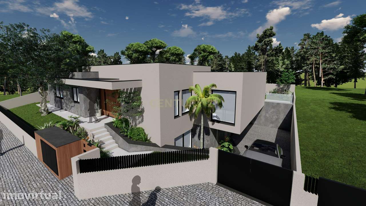 Moradia térrea com cave em lote 613m2- Amora, Seixal - Grande imagem: 2/21