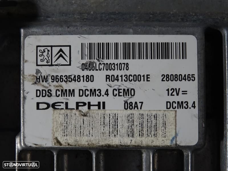 Centralina De Motor Peugeot 407 (6D_)  96 635 481 80 / 9663548180 - 2