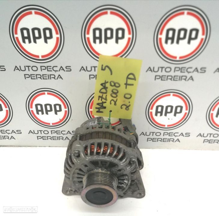 Alternador Mazda 5 / 6 2.0 TD, 136CV, 143 CV de 2008. - 1