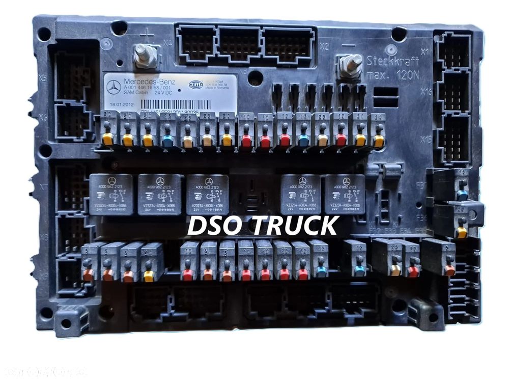 A0014461358 A0014461658 Skrzynka Tablica Modul Plyta bezpiecznikow MERCEDES MP4 - 4