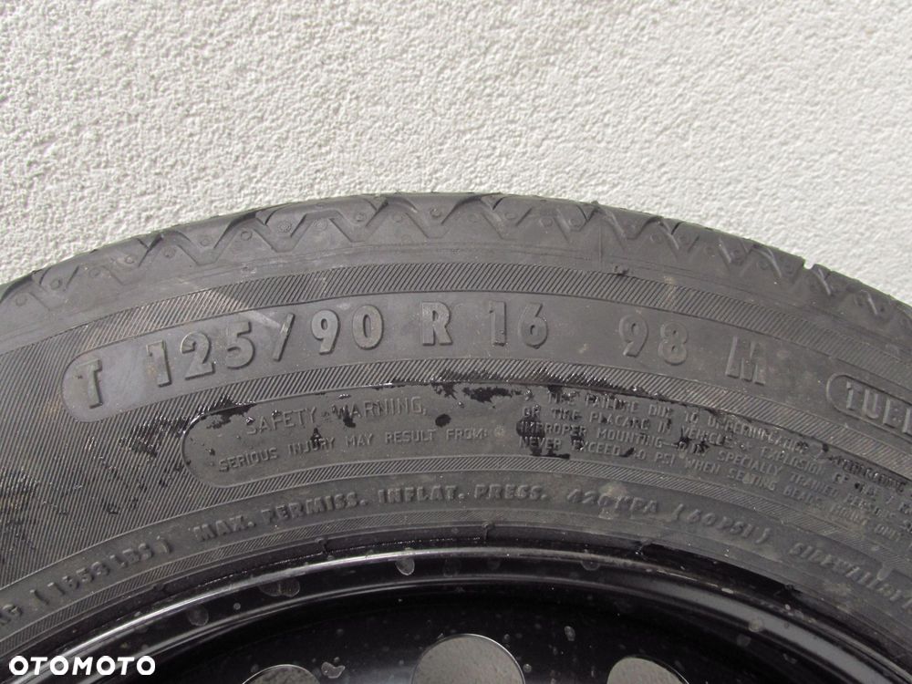 MERCEDES C KLASA W204 07-14 KOLO DOJAZDOWE DOJAZDOWKA 16'' 125\90 98M 2044000302 - 4
