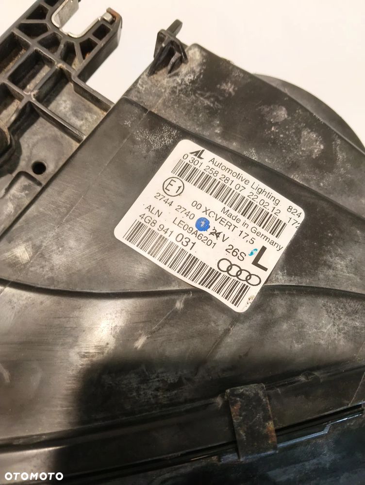 Audi A7 S7 4G XENON SKRĘTNY KOMPLETNY PRZÓD STRONA LEWA 4G8941031 - 4