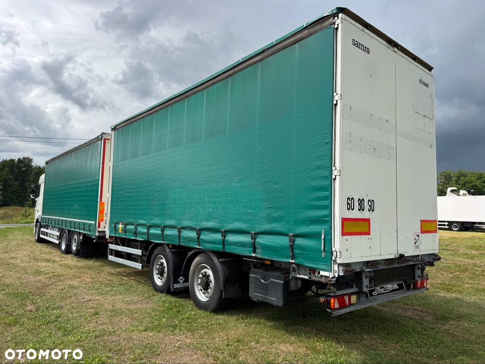 DAF XF 460 6X2 Euro 6 Zestaw Z Przyczepą 38 Palet Przejazdowy Dach Zsuwany - 5