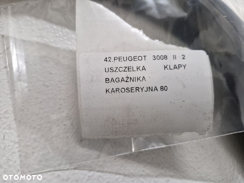 PEUGEOT 3008 2 II USZCZELKA KLAPY BAGAŻNIKA KAROSERYJNA TYŁ - 3