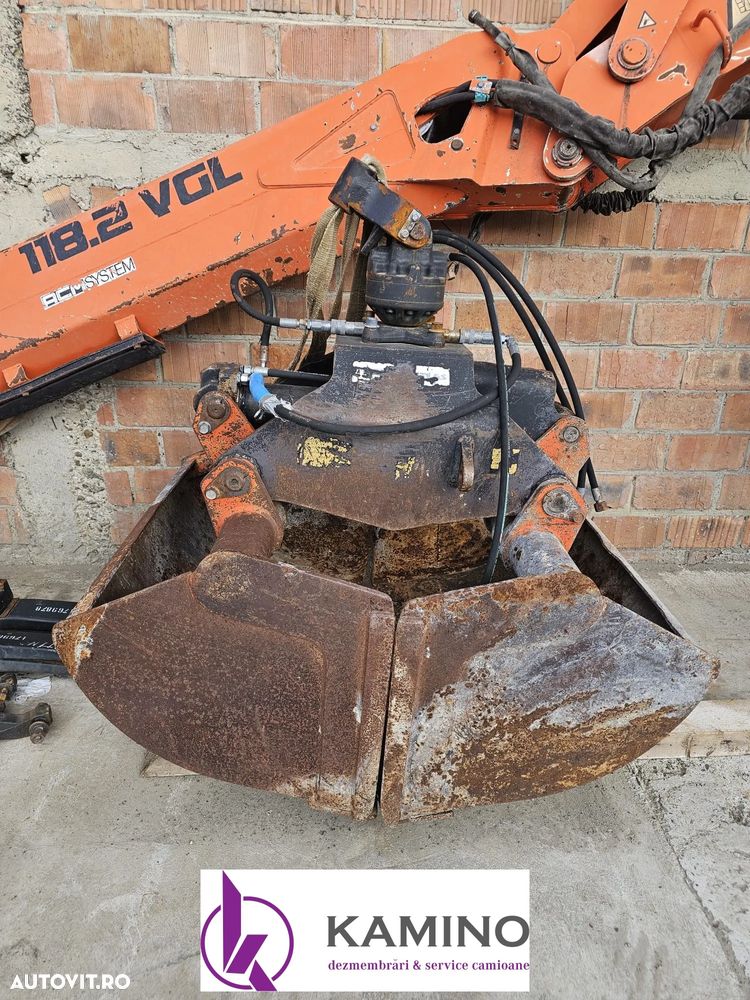 Braț macara ATLAS 118.2 VGL + cupa , complet hidraulic - 8